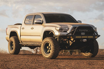 2016 Toyota Tacoma - KMC LOBO - Blue Wheel Pros